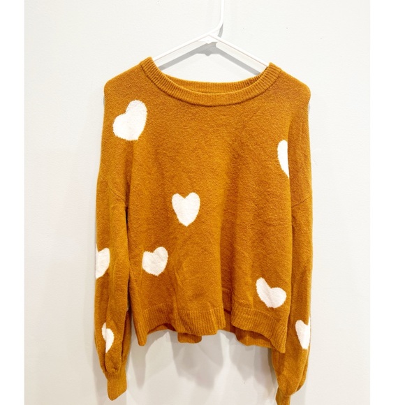 Madewell heart dot balloon sleeve sweater - Picture 3 of 6